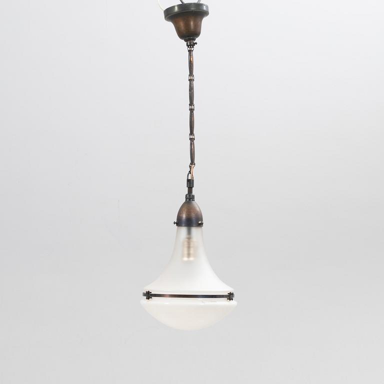 Peter Behrens, Ceiling lamp, "Luzette", AEG, first half of the 20th century.