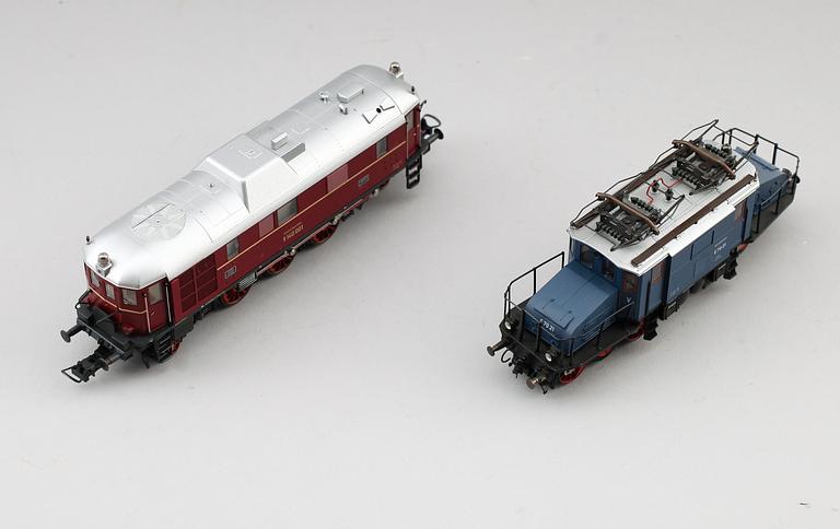 MODELLTÅG, 3 st, Trix, Tyskland.