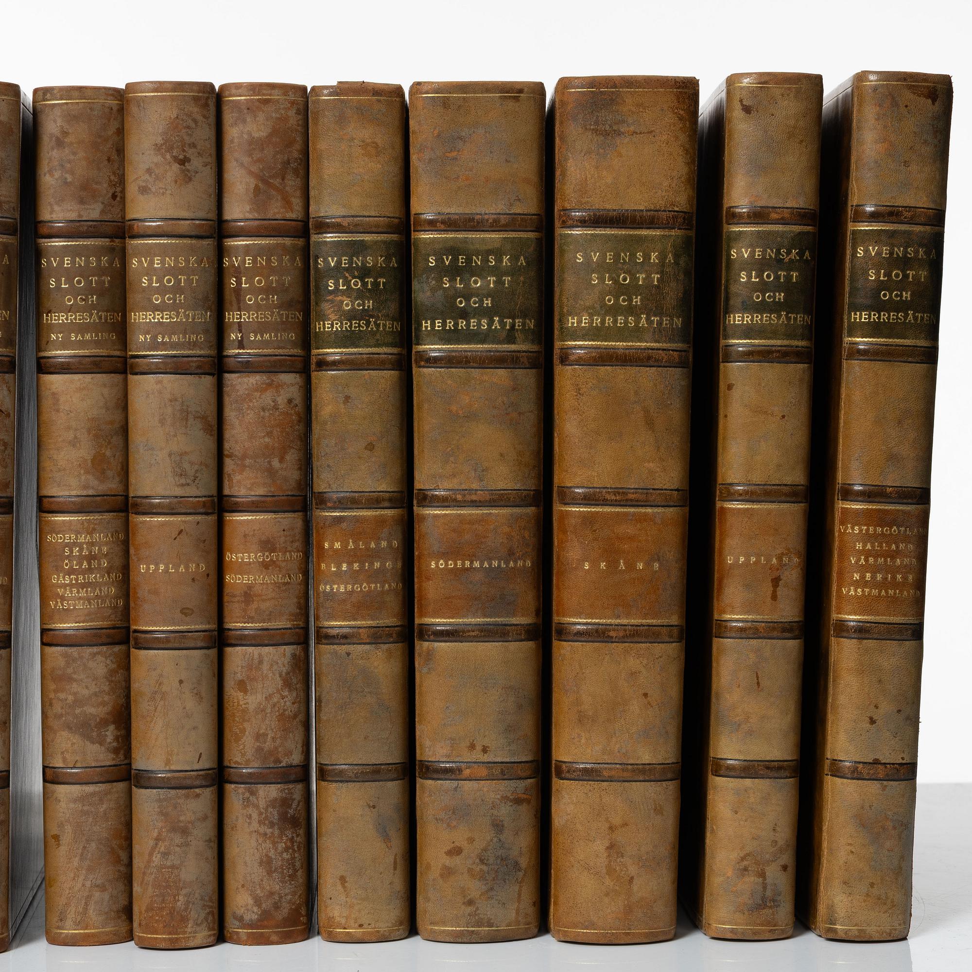 "Svenska slott och herresäten vid 1900-talets början", 12 vol. Stockholm, 1908-1933.