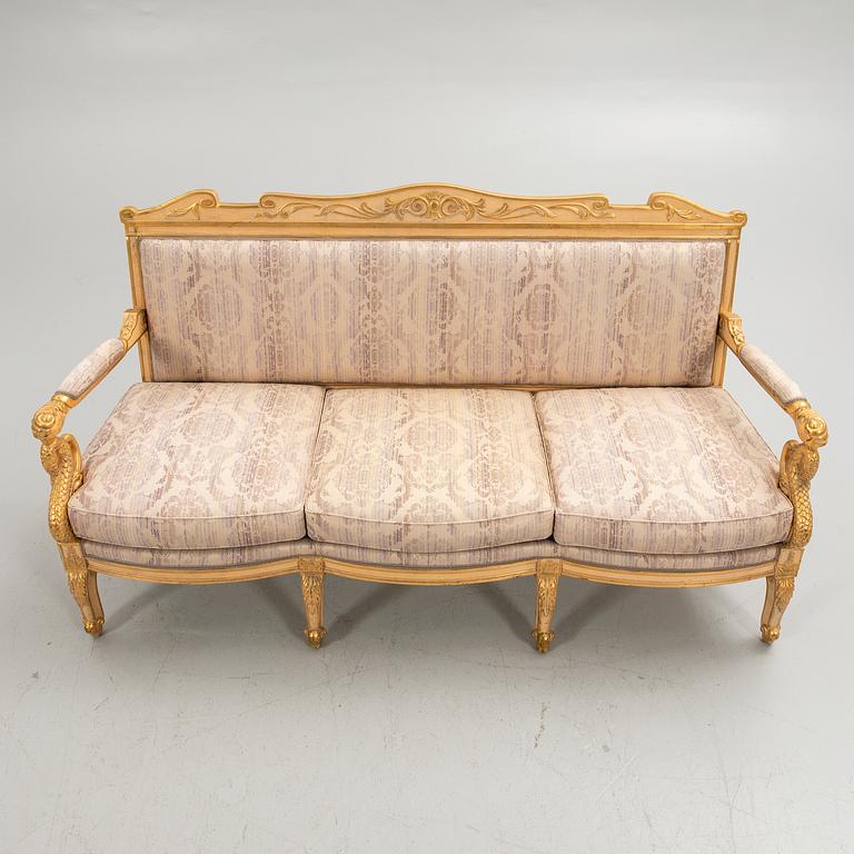 Soffa, empirestil, 1900-talets första hälft.
