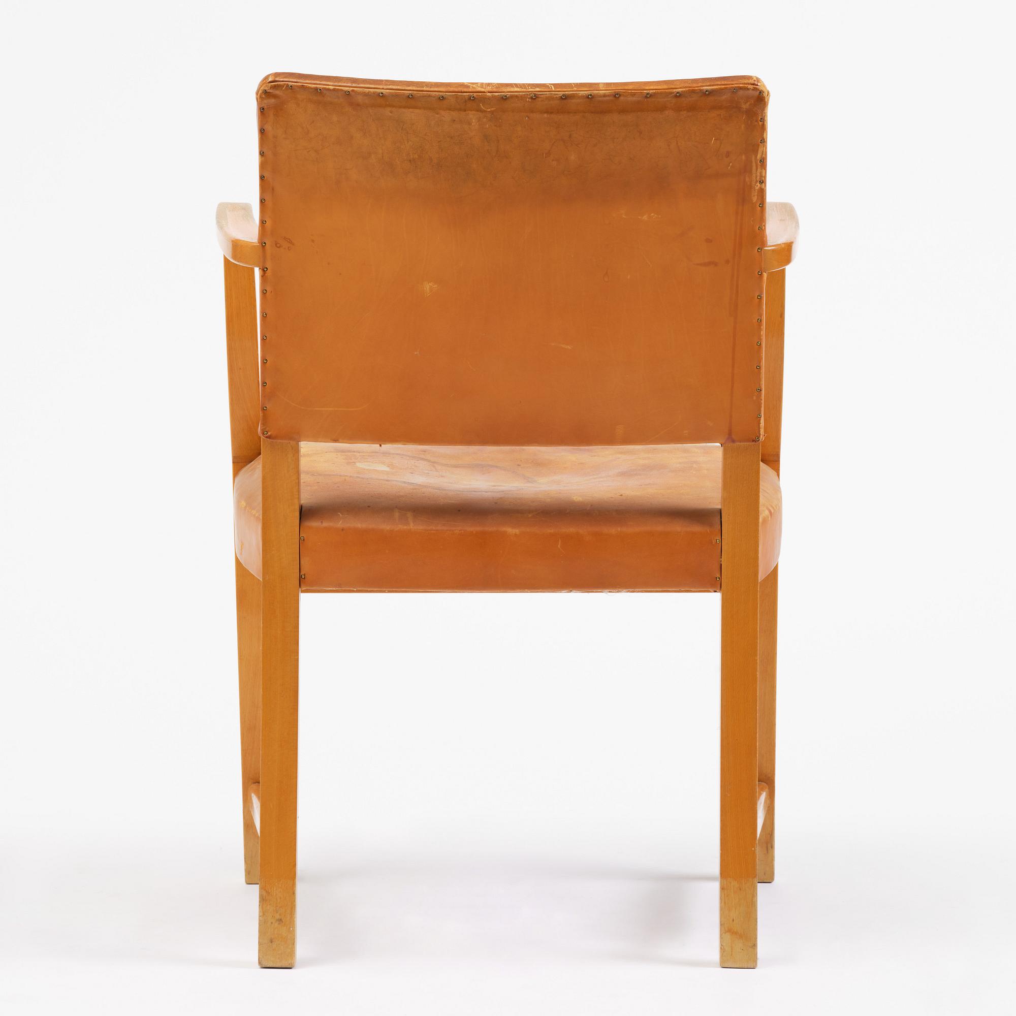 G.A. Berg, armchair, Stockholm, 1940s.