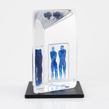 Bertil Vallien, a sculpture, Kosta Boda.