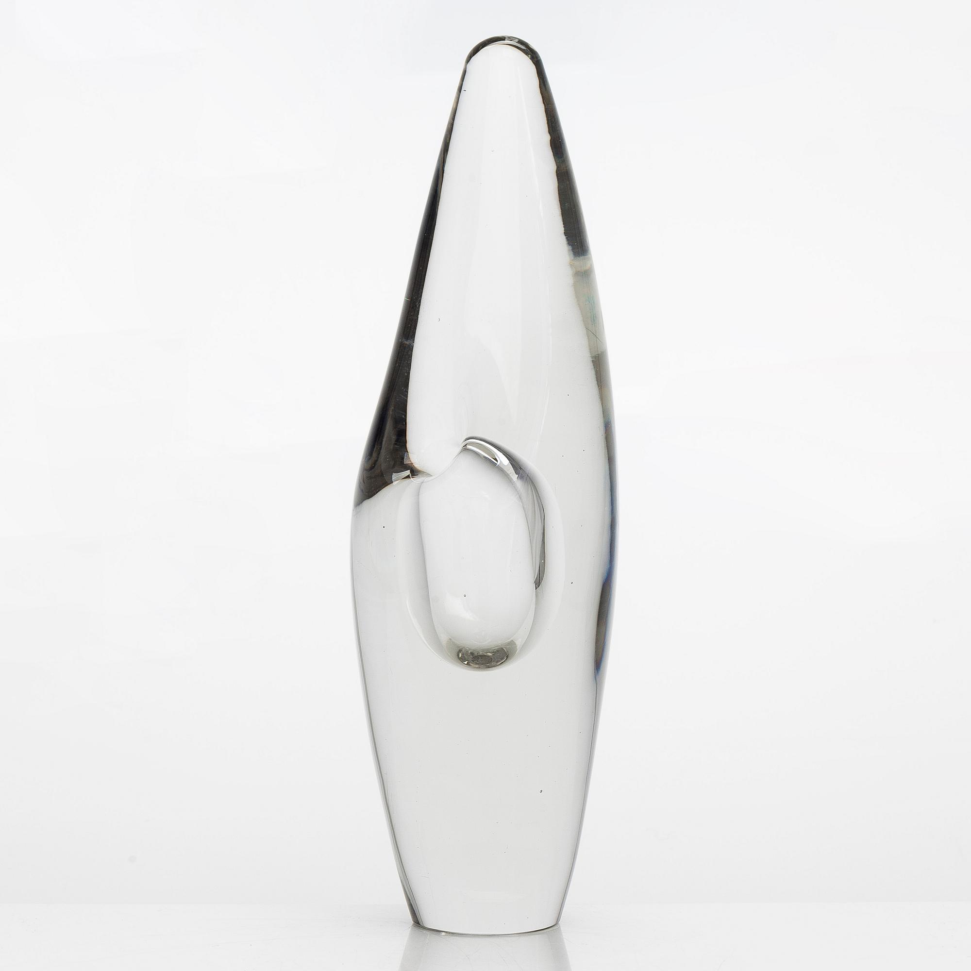 Timo Sarpaneva, skulptur, "Orkidé", signerad Timo Sarpaneva 3568.