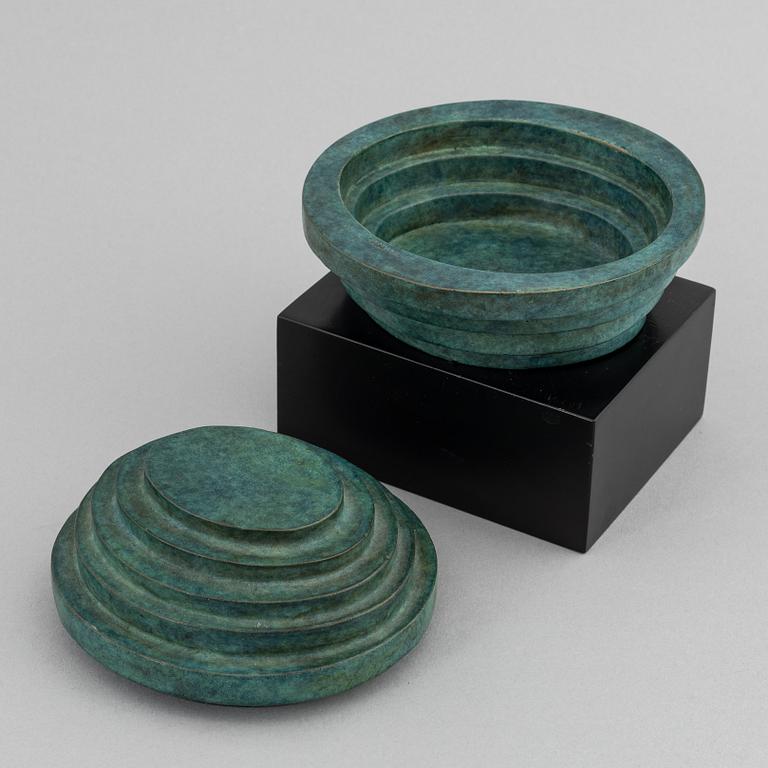 Bo Andersson, skulptur, signerad. Total höjd 12 cm (inkl bas).