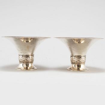 A pair of silver bowls, GAB, Stockholm 1926.