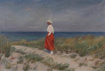 LUDVIG, MÖGELGAARD, olja på duk, sign o dat Tisvilde 1917.