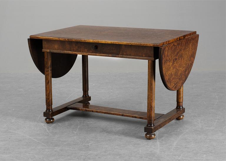 A stained birch table, NK, Nordiska Kompaniet 1928.