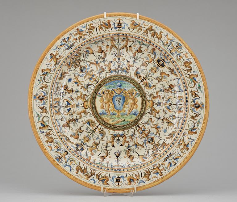FAT,fajans. Italien 1800-tal.