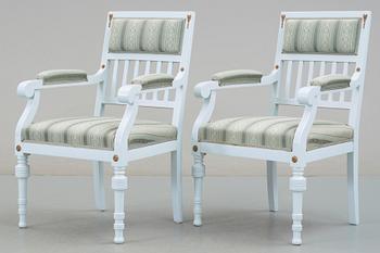 SALONGSGRUPP, 8 delar, empirestil 1910-tal.