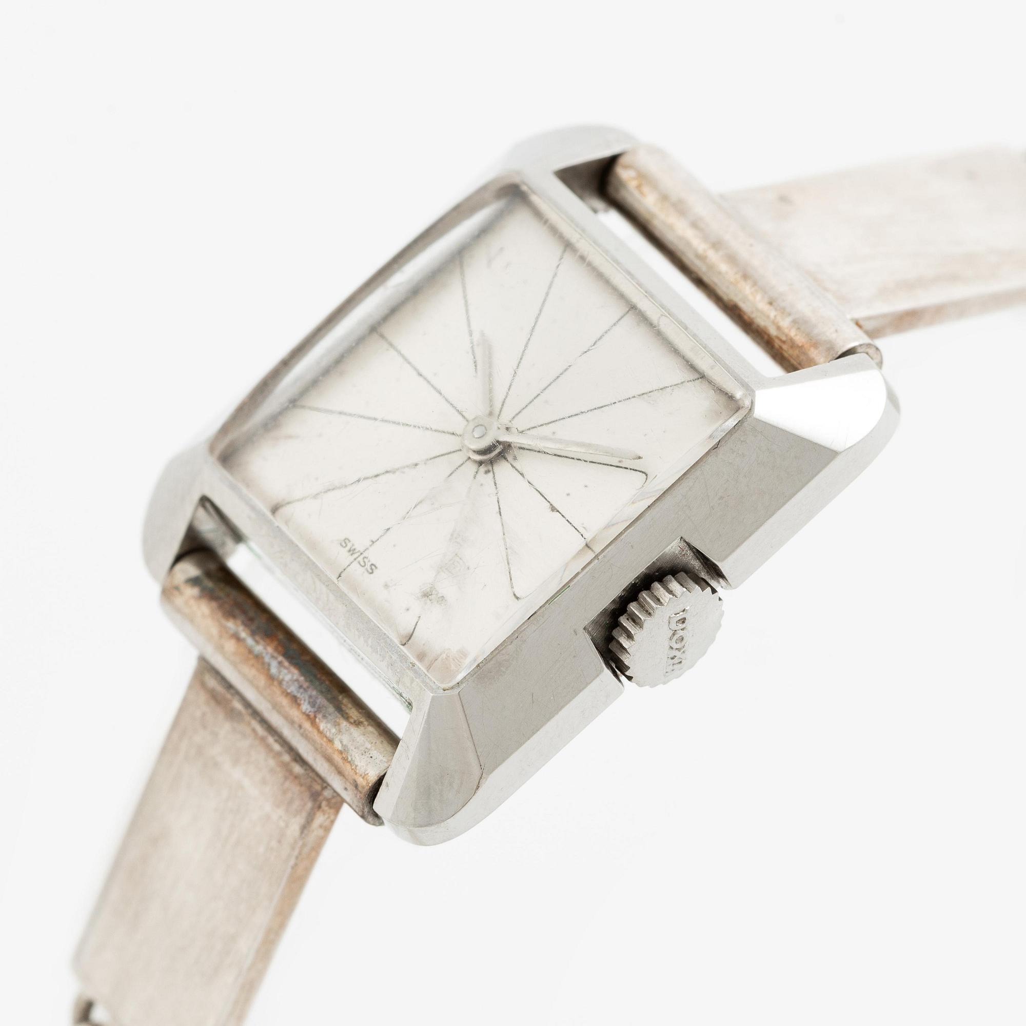 Wiwen Nilsson, a wristwatch, silver, Lund 1964.