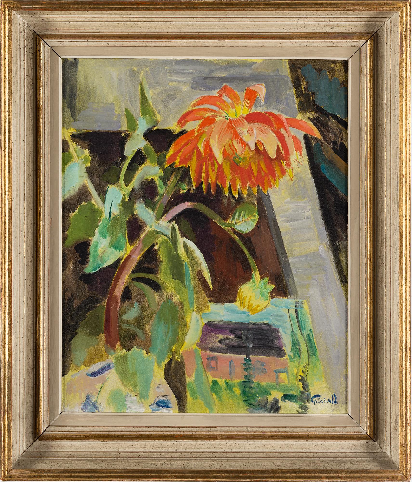 ISAAC GRÜNEWALD, oil on masonite, signed Grünewald.