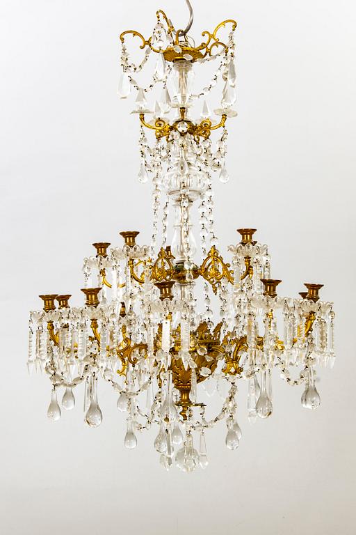 A late 19th century chandelier.