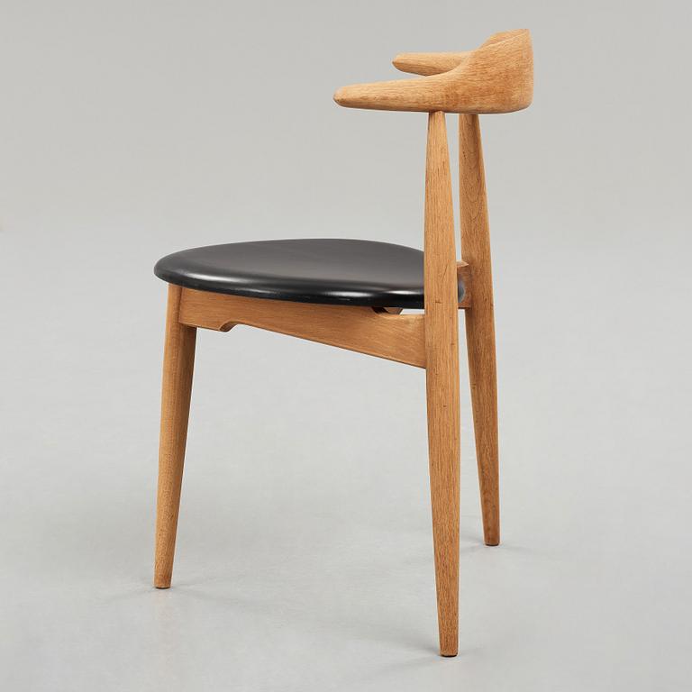 HANS J WEGNER, stol, "Hjertestolen", Fritz Hansen, Danmark, 1950-tal.