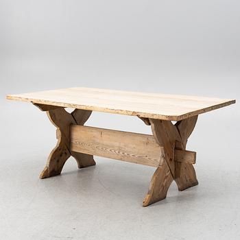 Stool table, late 19th century.