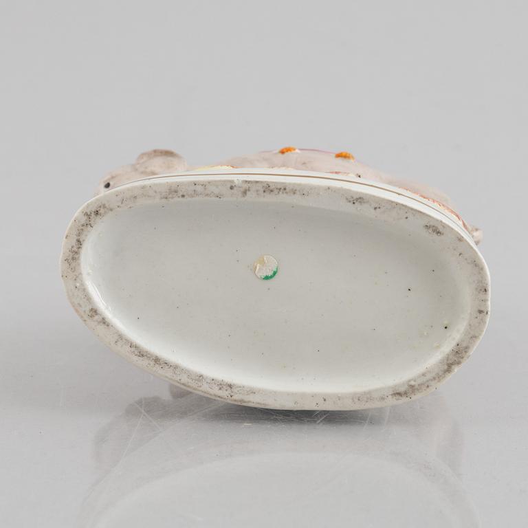 An elephant spill vase, Staffordshire, England, 19th century.