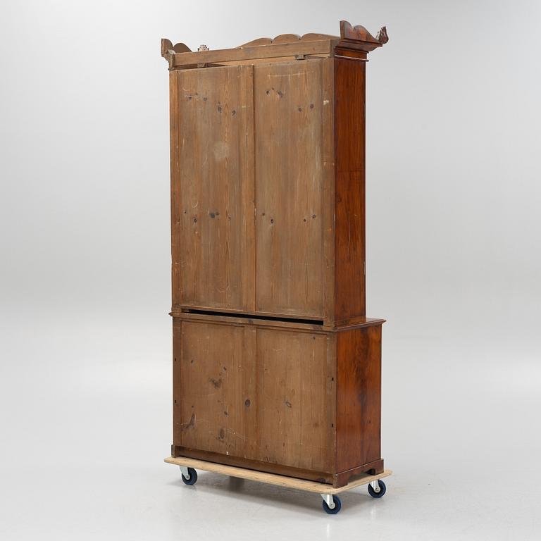 Bookcase, late Empire style, mid-19th century.