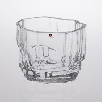 TAPIO WIRKKALA, VAS, glas, signerad Tapio Wirkkala Iittala.