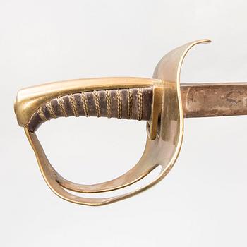 A pair of Swedish cavalry swords 1854 pattern.