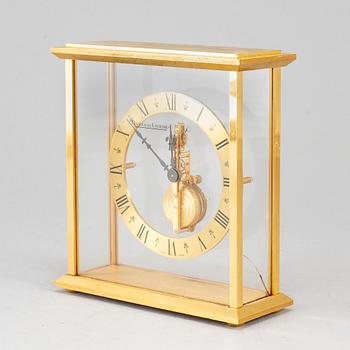 JAEGER LE COULTRE, a model '508' table clock, 1970's.