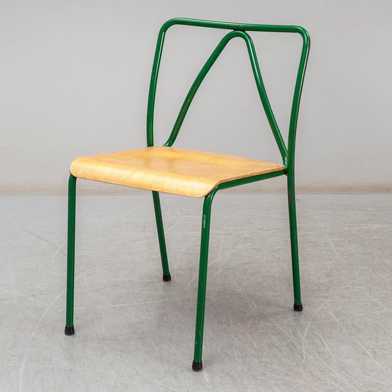 Ten Grythyttan chairs, mid 20th century.
