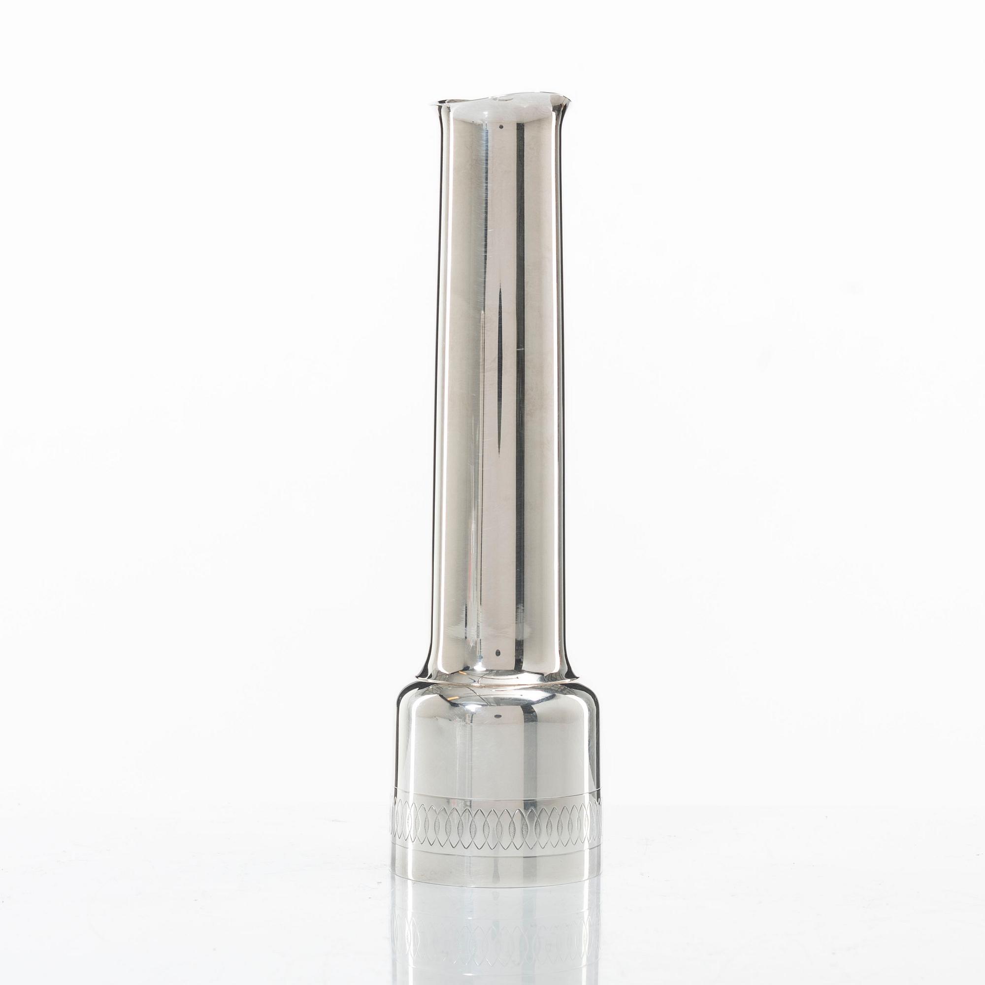 Guldsmedsaktiebolaget (GAB), vas, sterling silver, Stockholm 1967.