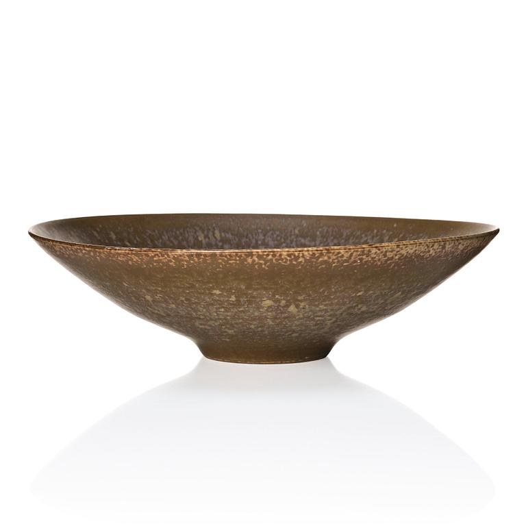 Carl-Harry Stålhane, a stoneware dish, Rörstrand, Sweden 1950s.