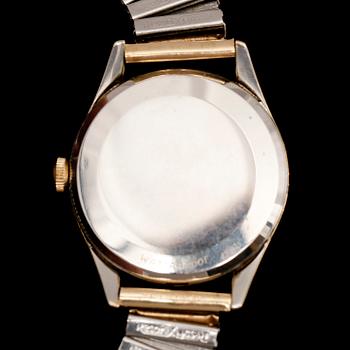 HERRARMBANDSUR, guld på stål, Omega.