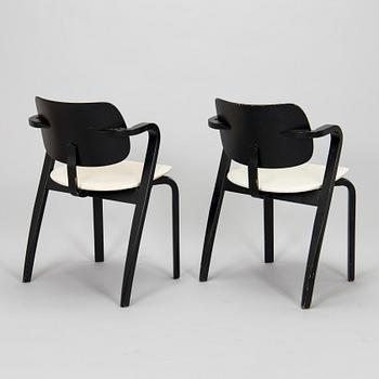 Ilmari Tapiovaara, a set of six 1960s 'Aslak' armchairs for Asko, Finland.