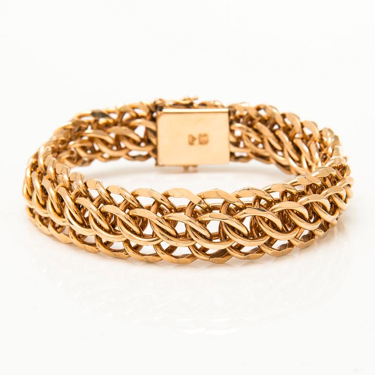 An 14K gold bracelet, Finland 1974.