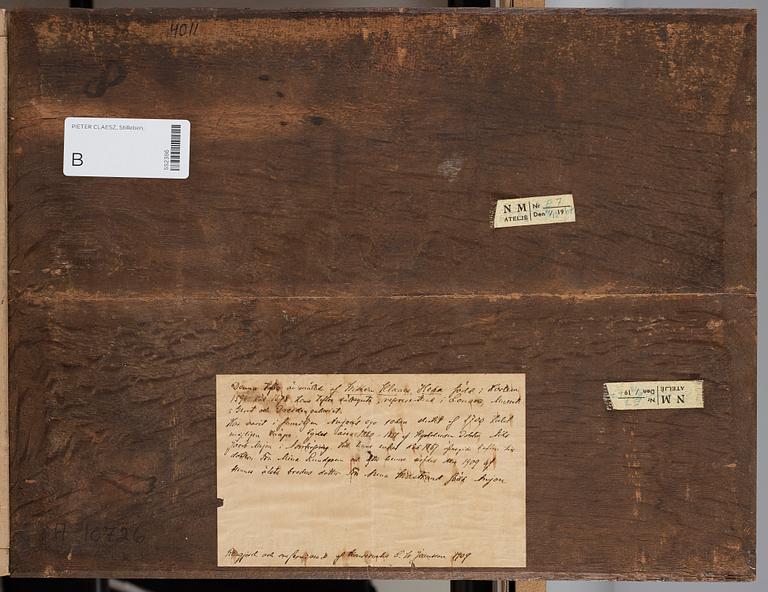 Pieter Claesz Circle of, Still Life with Crab and Fruit.