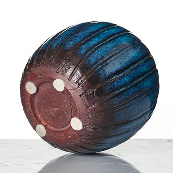 Wilhelm Kåge, Two Farsta stoneware vases, Gustavsberg Studio, 1948 and 1950.