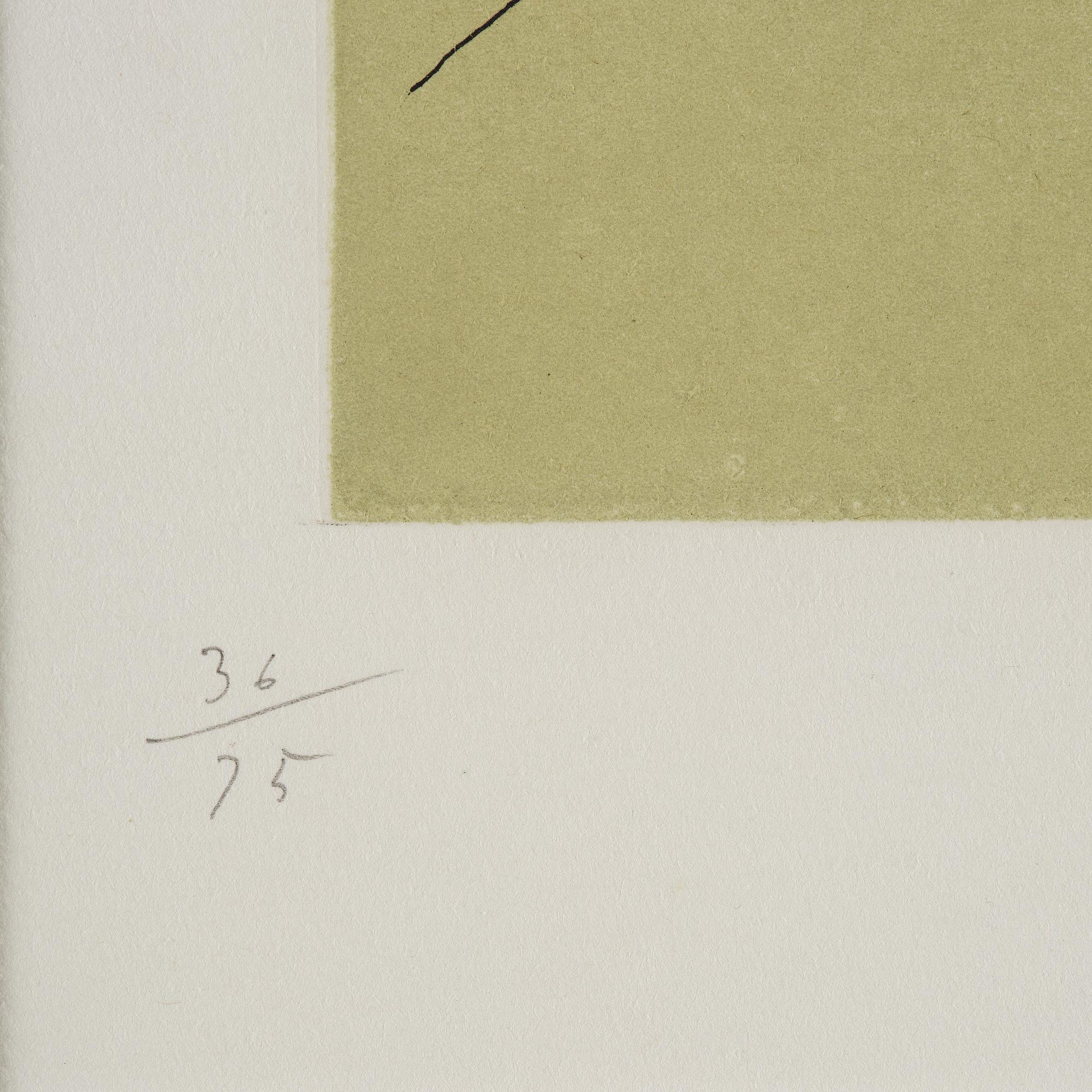 Lucio Fontana, ”Concetto Spaziale” - E-12.