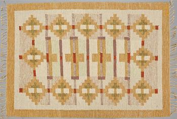 MATTA, rölakan, monogramsignerad JK, 1900-talets andra hälft, 235 x 166 cm.