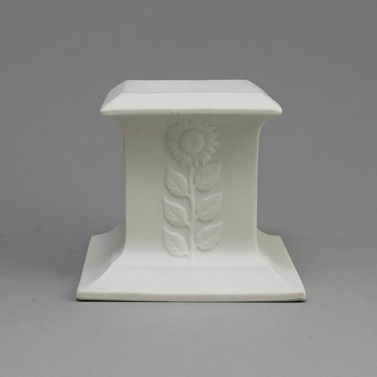 A PARIAN BASE, Gustafsberg, early 20th century.