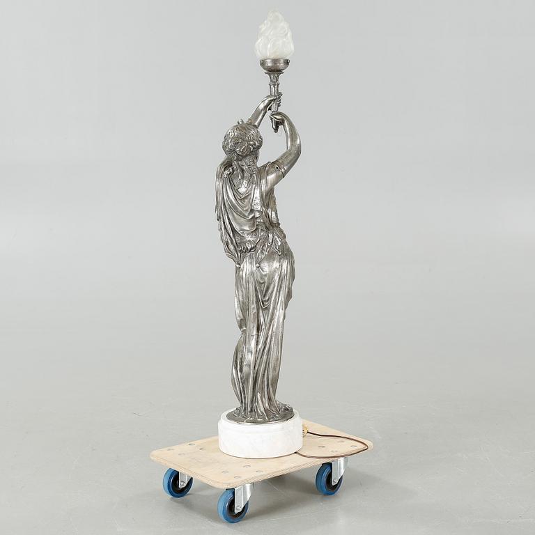 A 20th century floor lamp, after Antoine Durenne.