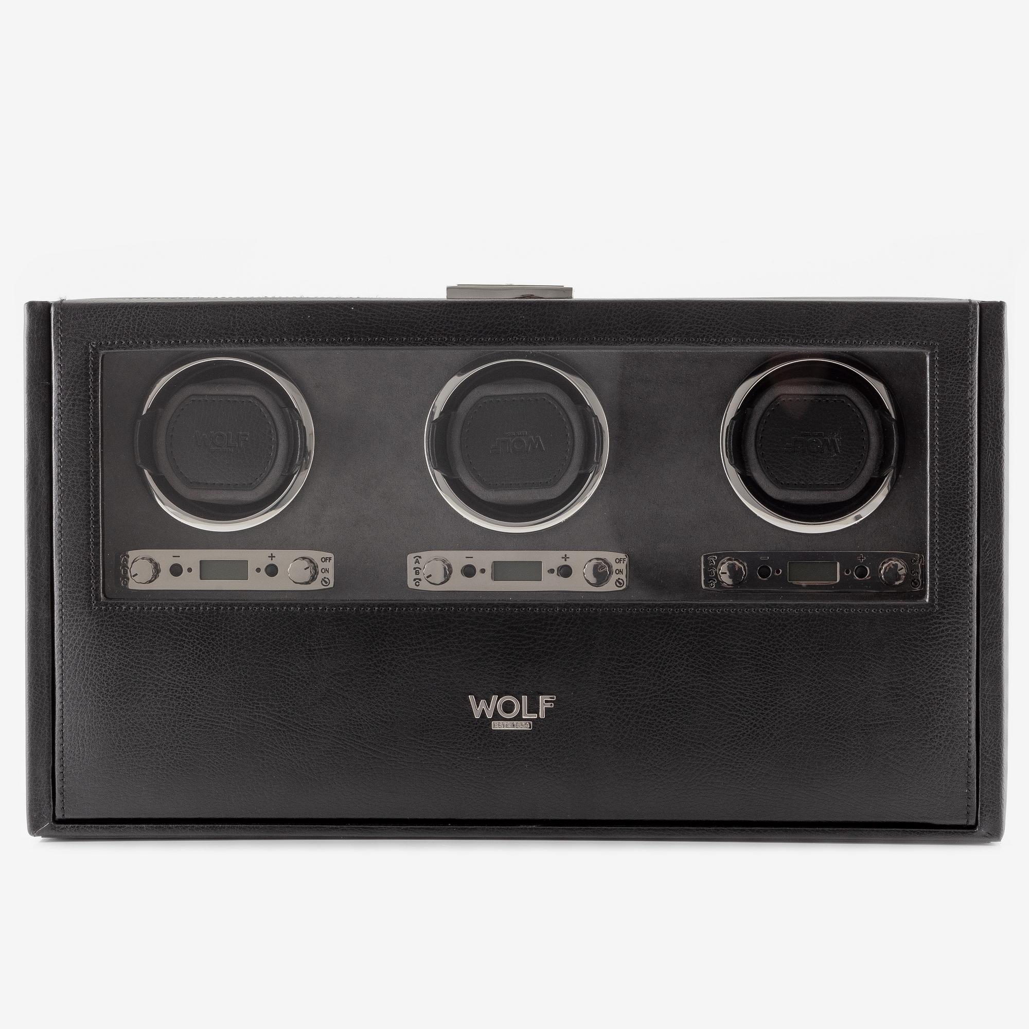 Wolf, Blake, Triple Watch Winder, 25 x 45 x 25 cm.