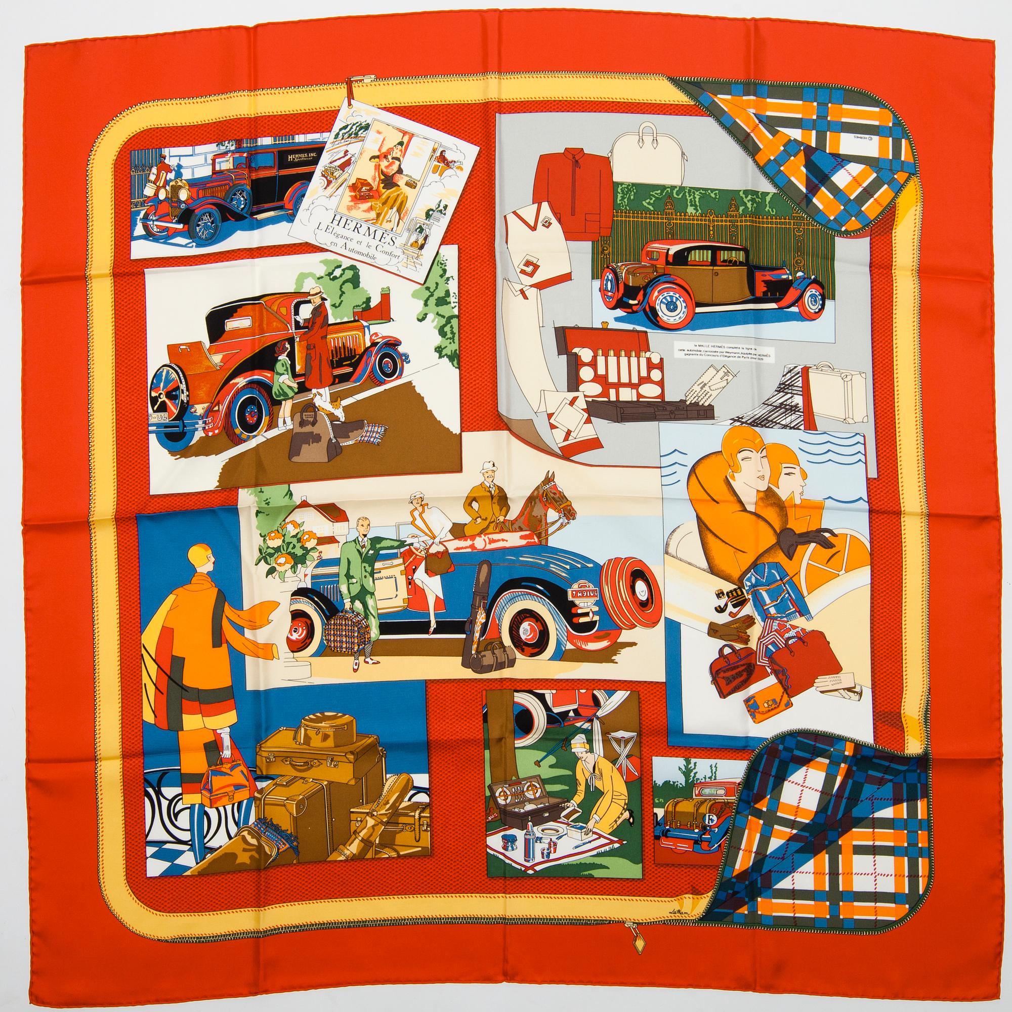 SCARF, "L'Elégance et le Confort en Automobile", Hermès.