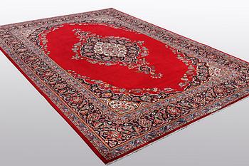 A carpet, Keshan, ca 353 x 240 cm.