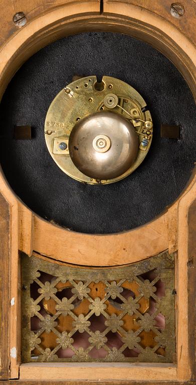 An early French pendulum wall clock.