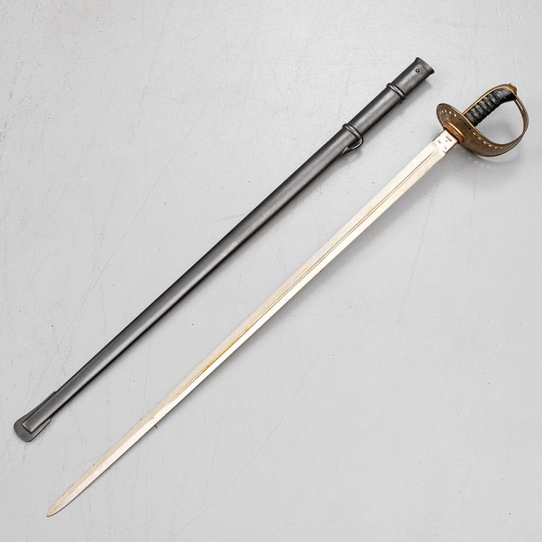 A Swedish cavalry sword, model 1893.