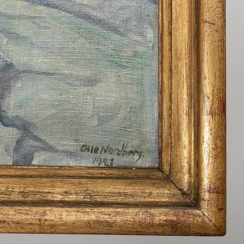 OLLE NORDBERG, olja på duk. Signerad och otydligt daterad troligen 1921.