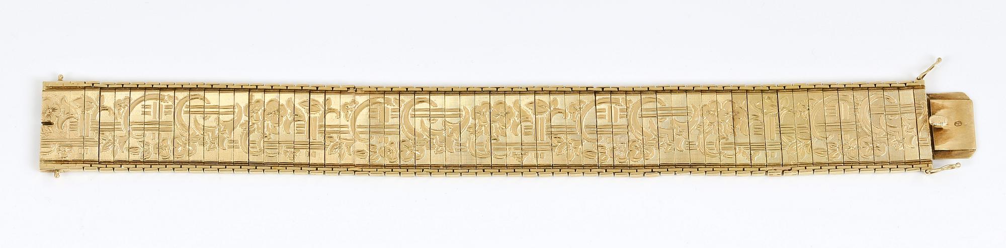 ARMBAND, 18K guld, 32,76 gram.