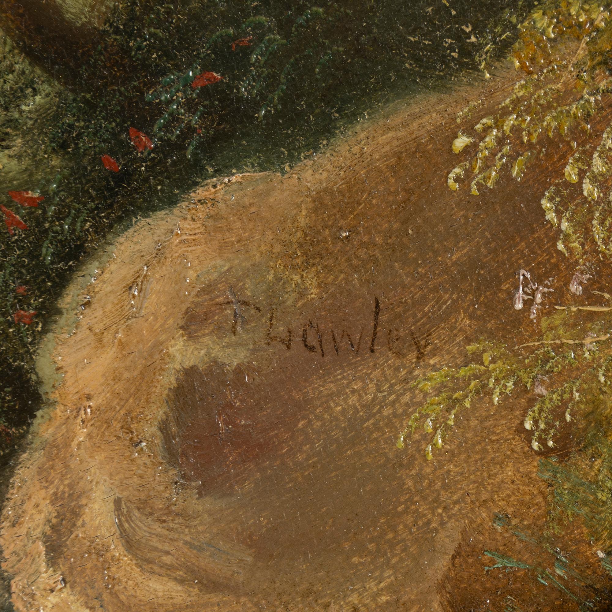 Okänd konstnär 1800-tal, Pastoralt landskap.