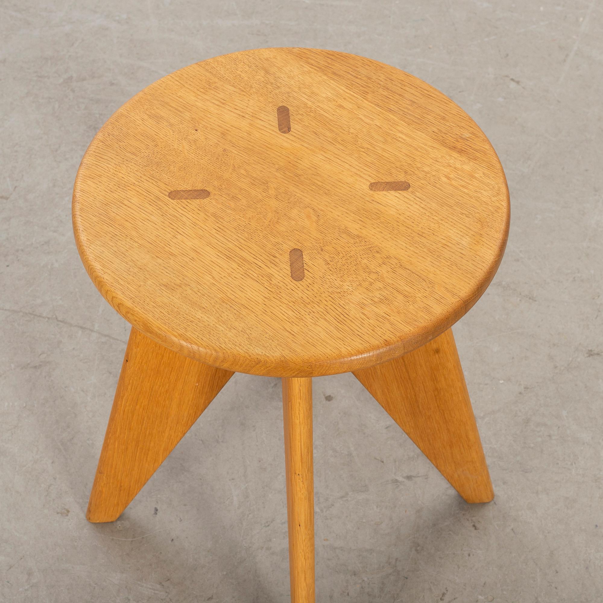 JEAN PROUVÉ, Prouvé Raw Tabouret Solvay, no 087,  G-Star Raw, limited edition, for Vitra 2011.