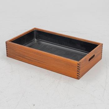 Torbjørn Afdal, 'Krobo' bench with plant stand, Bruksbo, Mellemstrand, Norway, second half of the 20th century.