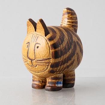 Lisa Larson, a 'Stora katten' stoneware figurine from the series 'Jura', Gustavsberg.