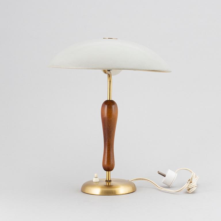 A brass table light, Boréns, Borås, mid 20th Century.