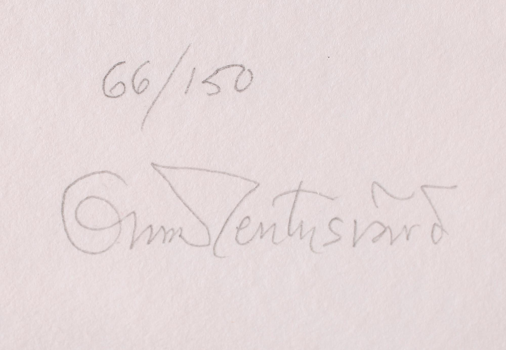 OSCAR REUTERSVÄRD, färglitografier, 2 st, signerade och numrerade 66/150.