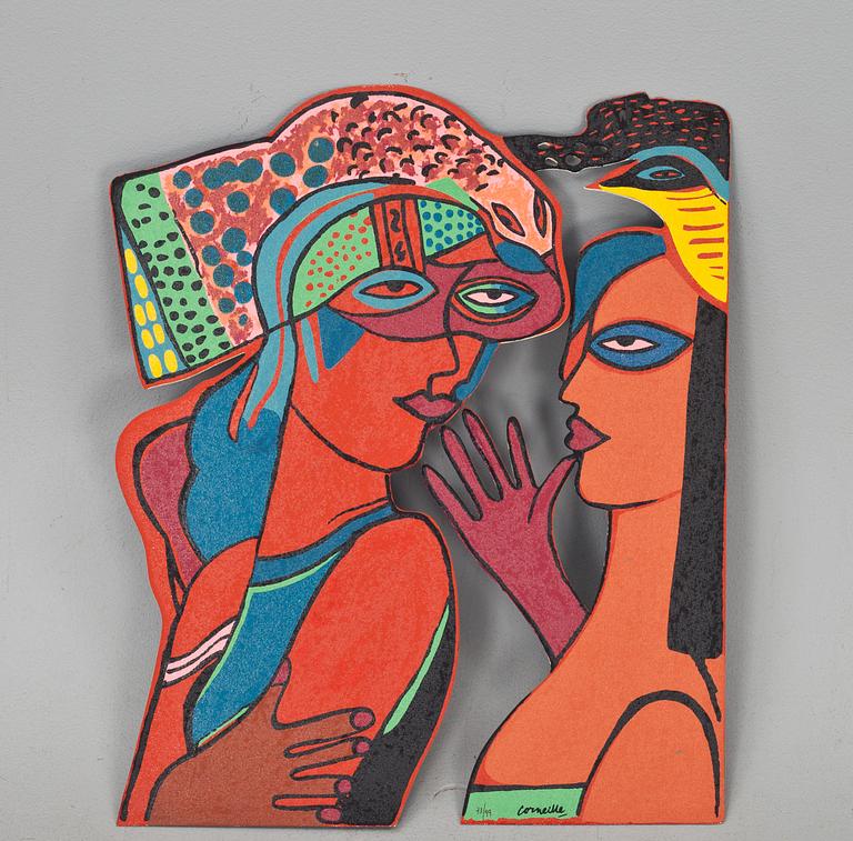 BEVERLOO CORNEILLE, polykrom metall, signerad och numrerad 73/99.