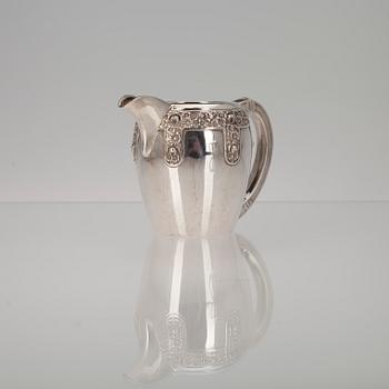 TESERVIS, 3 delar. 800-silver. Tyskland tidigt 1900-tal. 
Totalvikt 938 g.